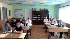 Учащиеся класса на мероприятии "Музыка весны"
