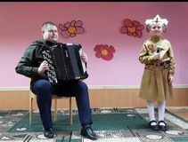 Учащаяся преп. Долганиной Е.В. Куликова Дарья; концертмейстер преп. Макаев А.В.