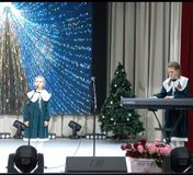 "Рождественская звезда". Лауреаты фестиваля Куликовы Полина и Дарья
